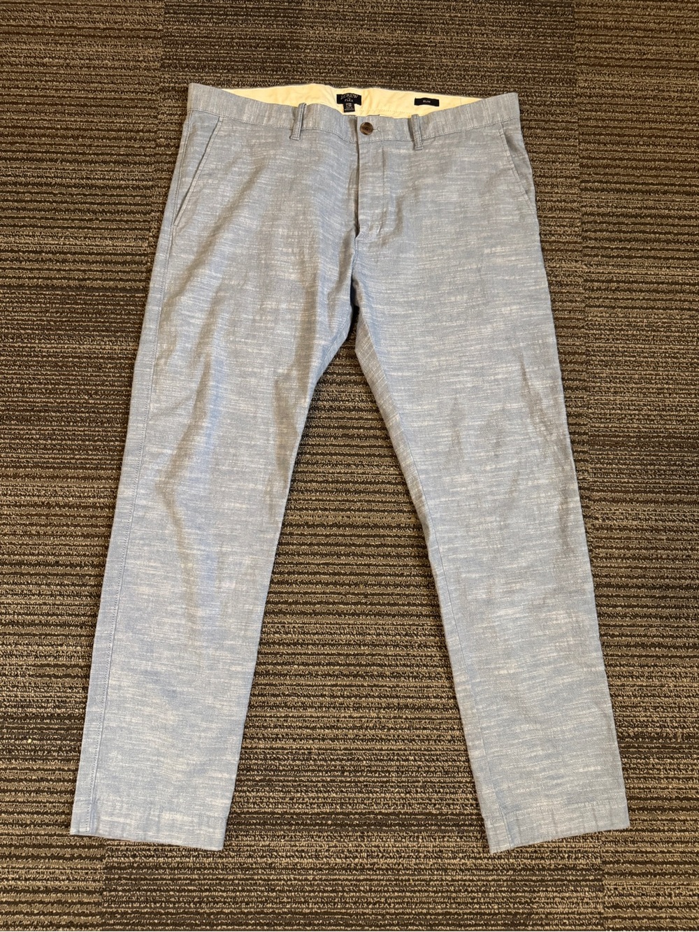 J. Crew Light Blue Slim Chinos 36x30